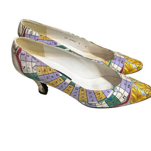 Stuart Weitzman astrological zodiac vintage heels size 8